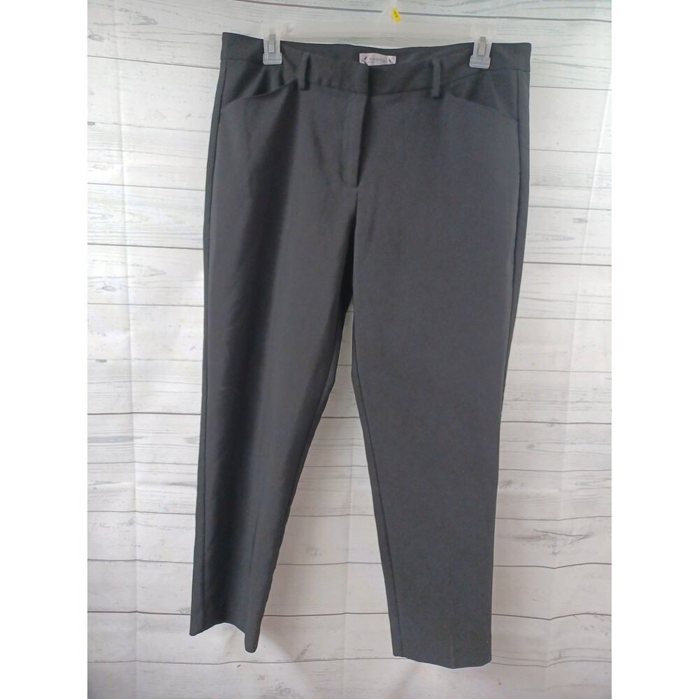 Nanette Lepore Black Pants Sz 14 Womens Stretch Zipper Career